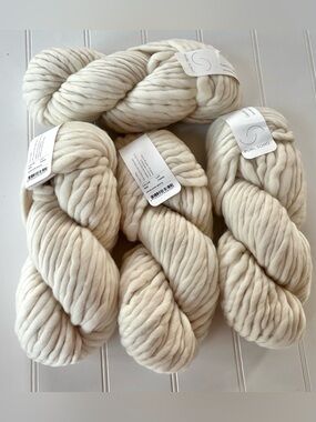 Purl Soho Gentle Giant 100% Merino Wool Yarn Heirloom White
